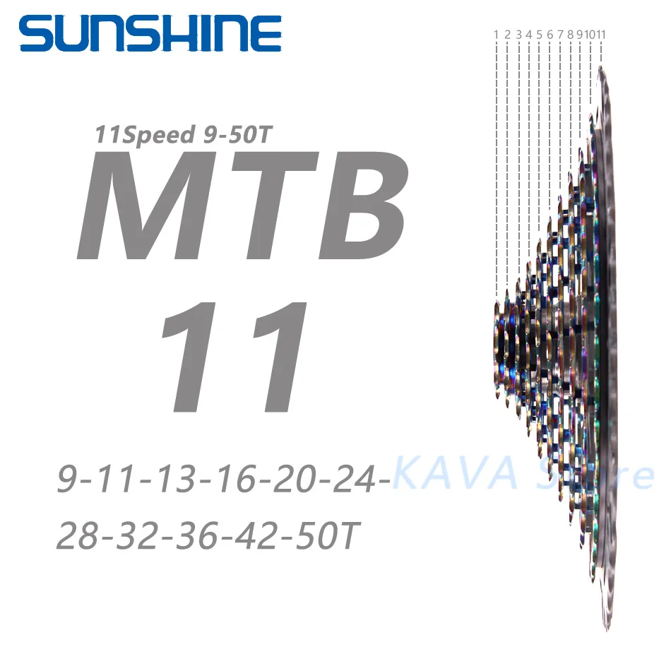 SUNSHINE MTB горный велосипед Freewheel 11S 12 Скоростей 9-50T XD Ультралегкая кассета 375 г ULT