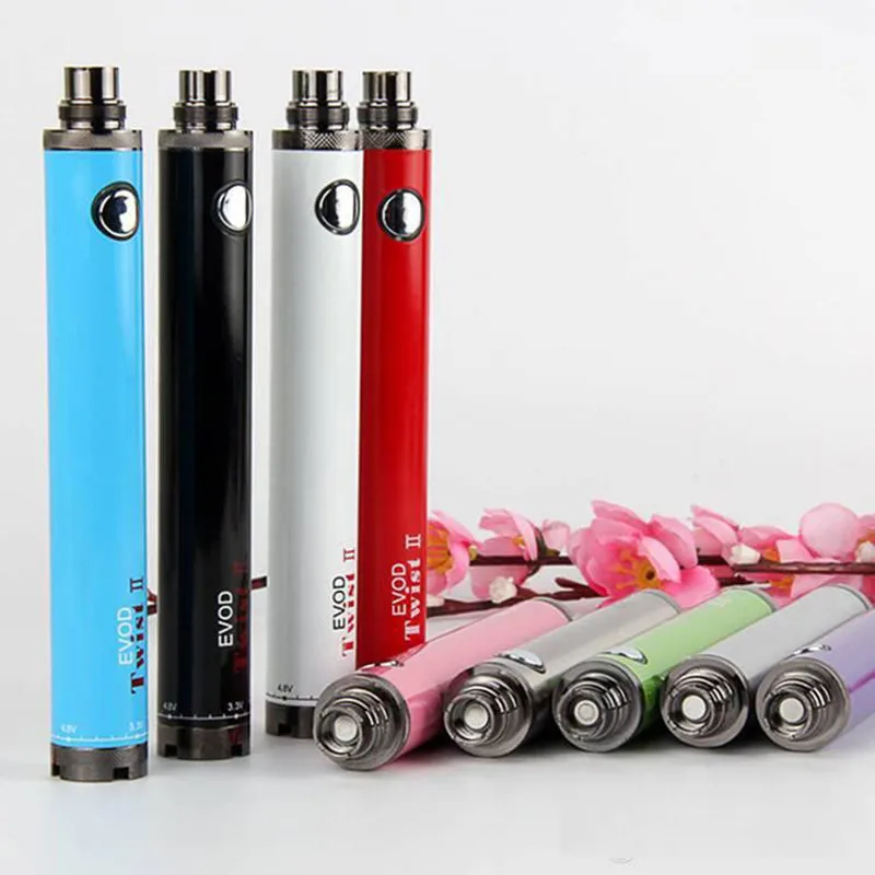 Evod Twist II батарея электронная сигарета 3 2 ~ 4 8 в переменное напряжение 1600 мАч 510