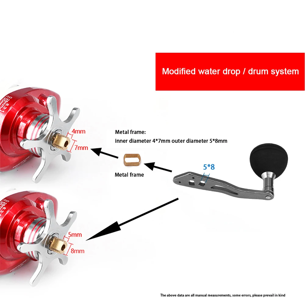 Эва Рыболовная катушка рукоятка таблетки с одной ручкой все-металл