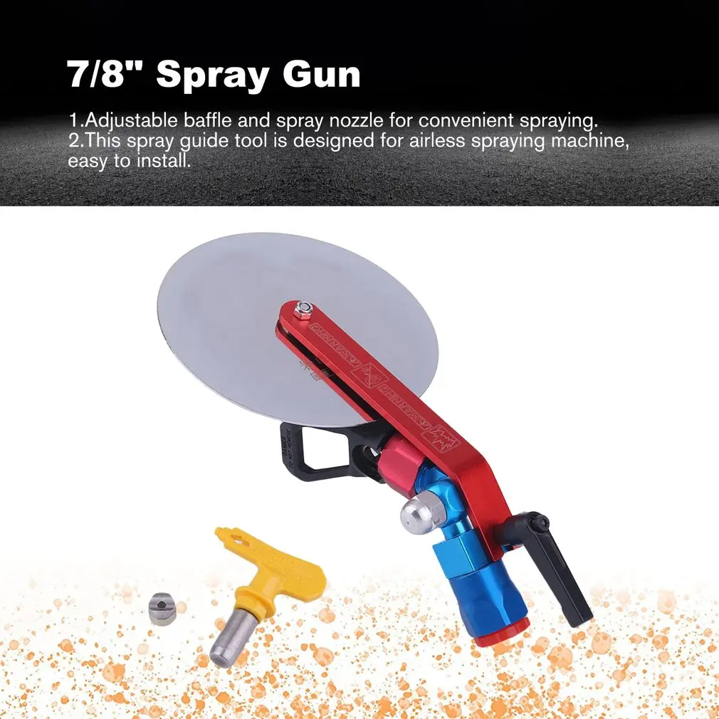 7/8&quot Spray Gun Paint Sprayer Guide Power Tool Airless Tip of Spraying Machine Sandblaster for Wagner Titan | Инструменты
