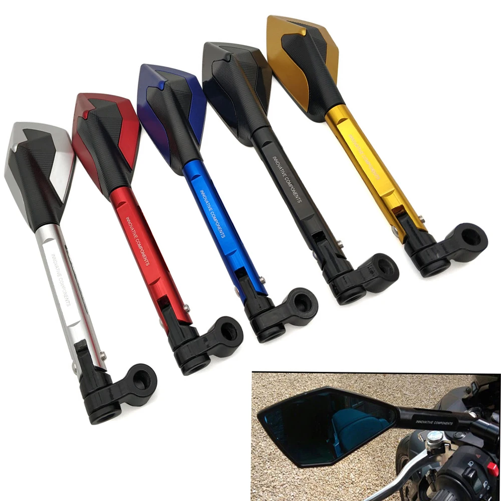 

Universal Motorcycle Aluminum Rear View Handle Bar End Side Rearview Mirrors For Ducati MONSTER M400 M600 M620 M750 SS800 SS900