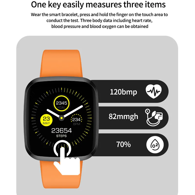 

P3 Smart Watch Men IP67 Waterproof Color Sport Smartwatch Android IOS Bracelet Heart Rate Monitor Blood Pressure for Xiaomi Men