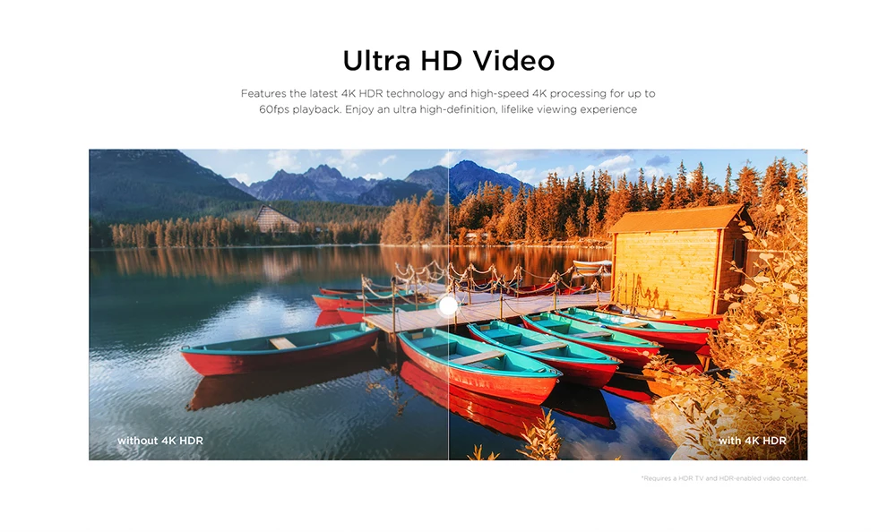 Xiaomi Mi Box S Android 8,1 tv Box 4K HDR Cortex-A53 четырехъядерный процессор 2 Гб ОЗУ 8 Гб ПЗУ 2,4 ГБ+ 5,8 Гб WiFi BT4.2 с голосовым пультом дистанционного управления