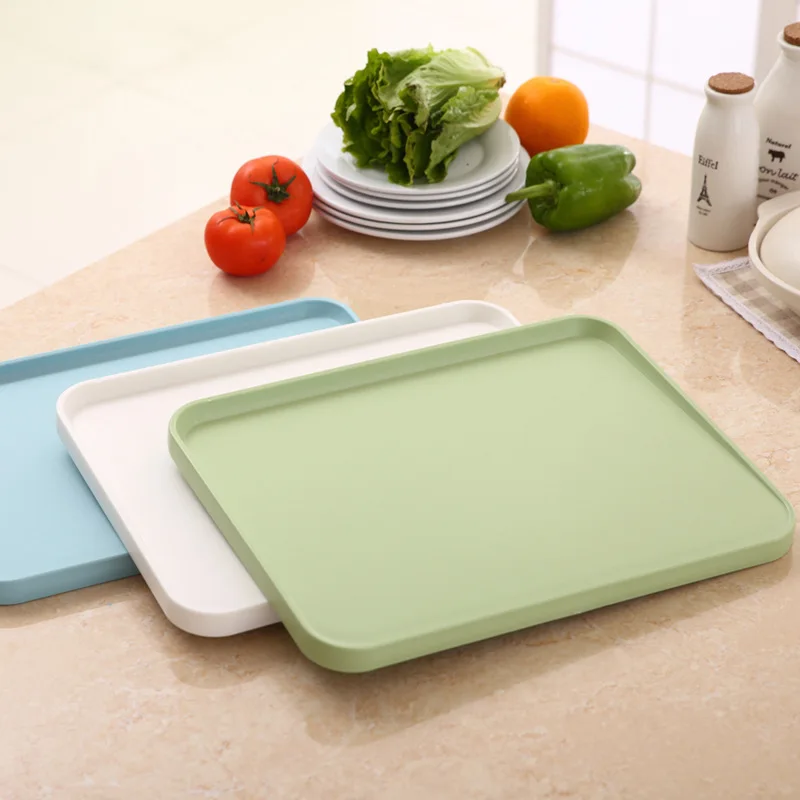

Double-sided Cutting Board, Chopping Drill Adhering Plastic Anti-skid Kitchen Fruit Knife Board