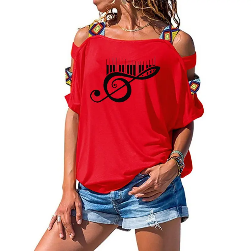 Женская хлопчатобумажная футболка футболки для любителей музыки Короткие