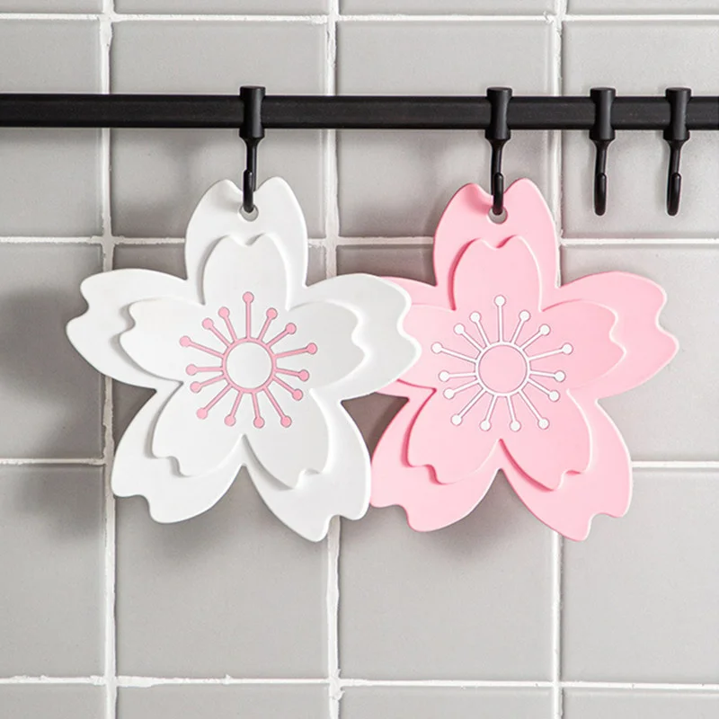 

PVC Flower Heat Resistant Non-slip Kitchen Placemat Insulation Coaster Bowl Dish Cup Pad Pot Holder Table Mat Hom Decor 51152