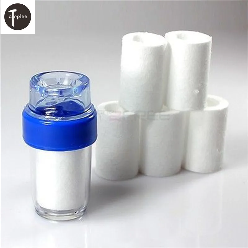 5 шт. 3 см Бесплатный ПП запасной фильтр хлопок + 1 очиститель воды материал ПВА для