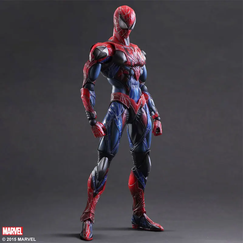 

Подвижная экшн-фигурка из ПВХ Marvel PA Change To Spider-man, сборная игрушка, подарок для детей на день рождения
