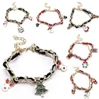 Рождественский браслет Taoup, металлический Санта-Клаус, Рождественский Декор для дома, рождественские украшения, Рождество 2021