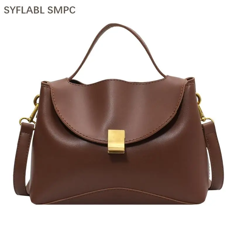 

Large Capacity Crossbody Bag for Women 2021 Simple Luxury Shoulder Bag Female Design Fashion Atmosphere Tote Handbag