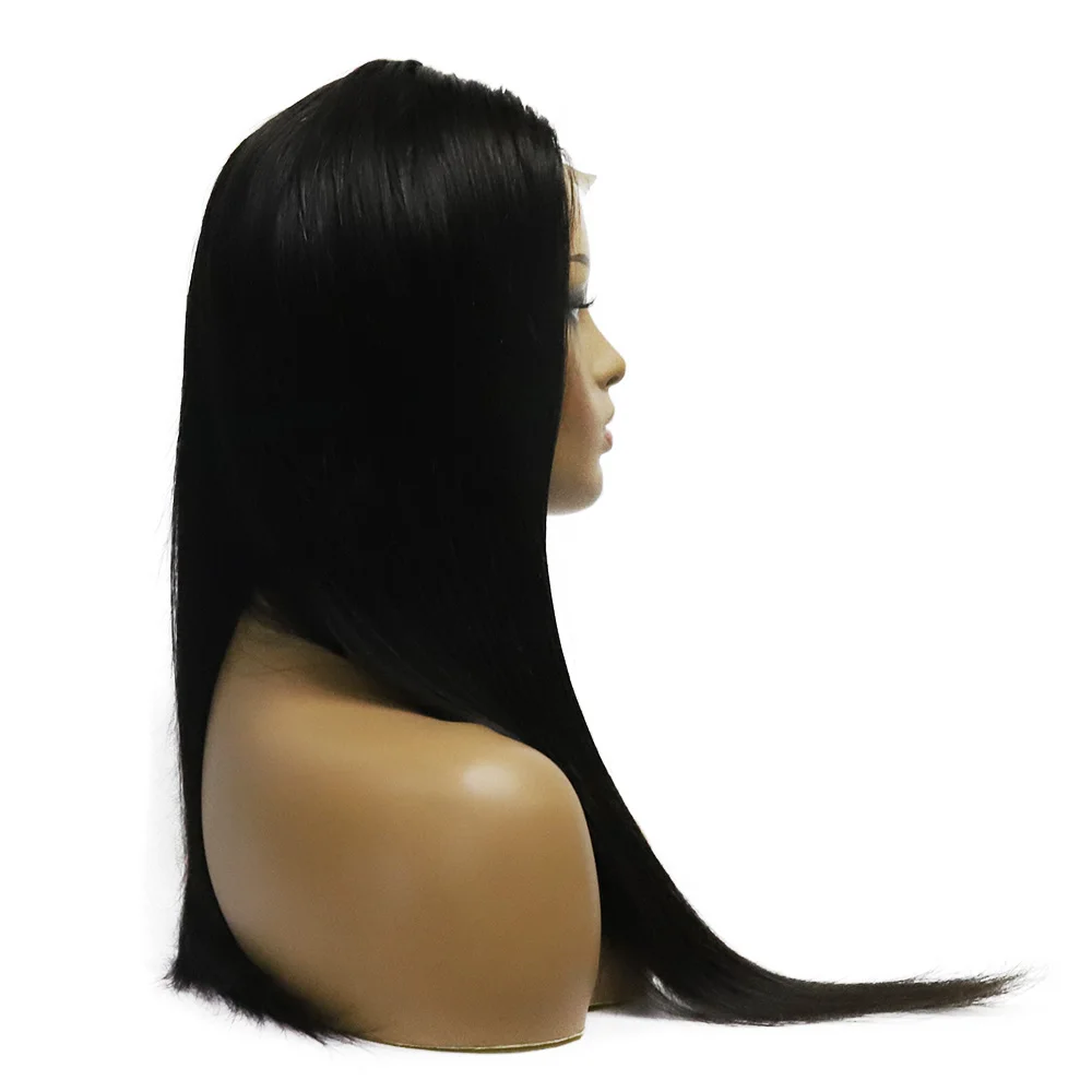 Парик BESFOR на сетке 4 × спереди человеческие волосы 150% плотность Реалистичная