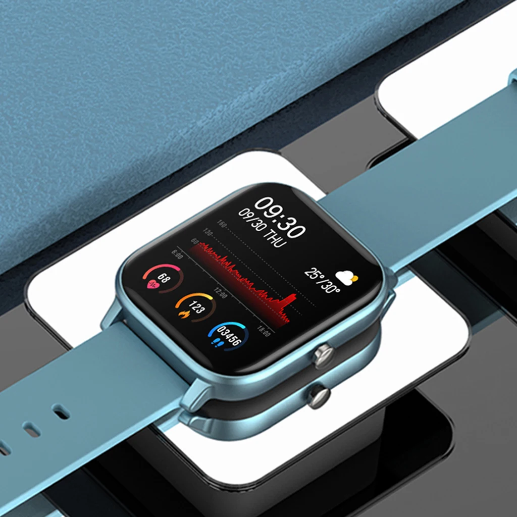 

Hot Sale IP67 P8 Smart Watch Wristband Men Women Bluetooth Heart Rate Blood Pressure Monitor Round Smartwatch Tracker for Phone