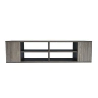 %e3%80%90usa ready stock%e3%80%91wall mounted media consolefloating tv stand component shelf with height adjustable