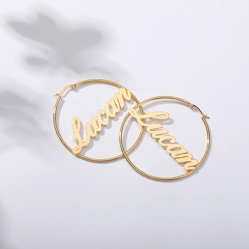 Женские серьги-гвоздики из нержавеющей стали с английской раскладкой | Украшения