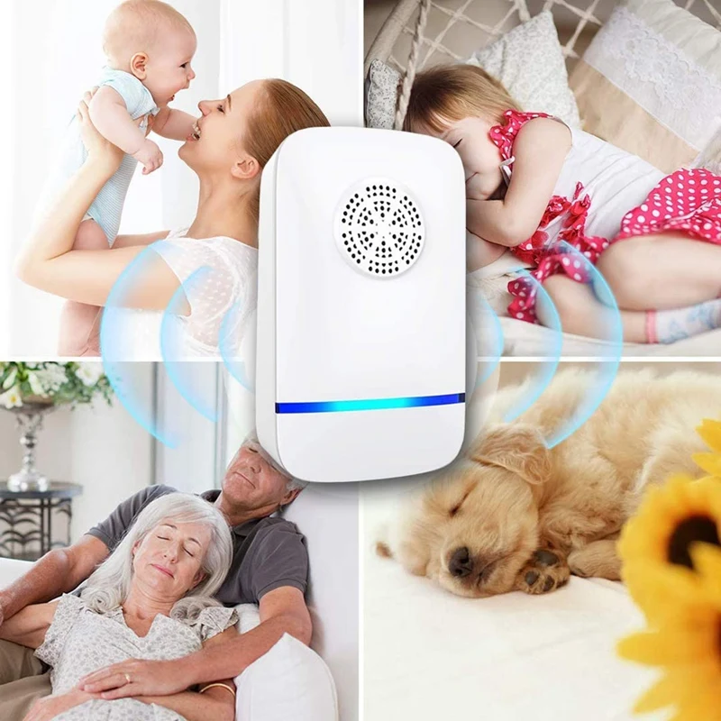 

6 Pcs Ultrasonic Pest Repeller Pest Control Repellent Electronic Pest Repellent Mouse Repeller Pest Control with US Plug