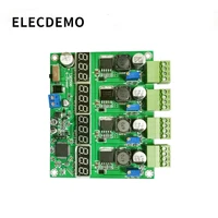 power supply module multi channel switching four digital display lm2596 module dc dc adjustable buck output power module