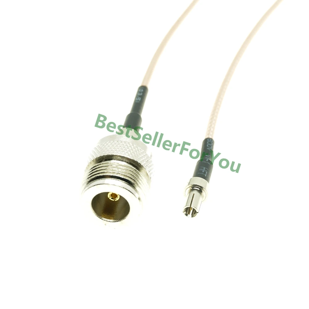 

RG316 N Type Female NO Bulkhead To TS9 Male Straight Low Loss RF Coax HUAWEI/ZTE 3G/4G Modem