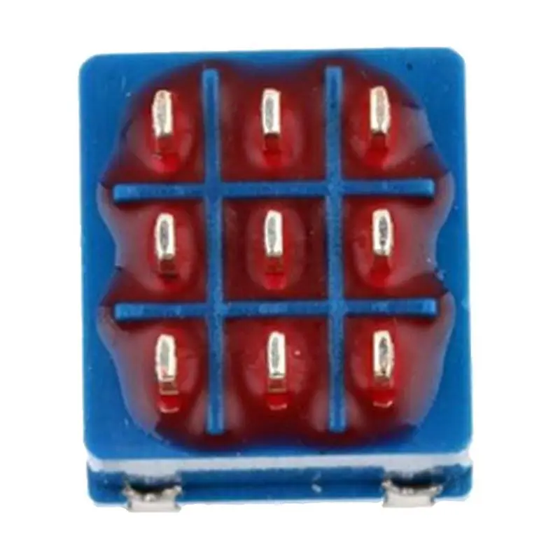 5x 3PDT 9 Pins Box Stomp Guitar Effect Pedal Foot Switch True Bypass Metal Silver+blue |