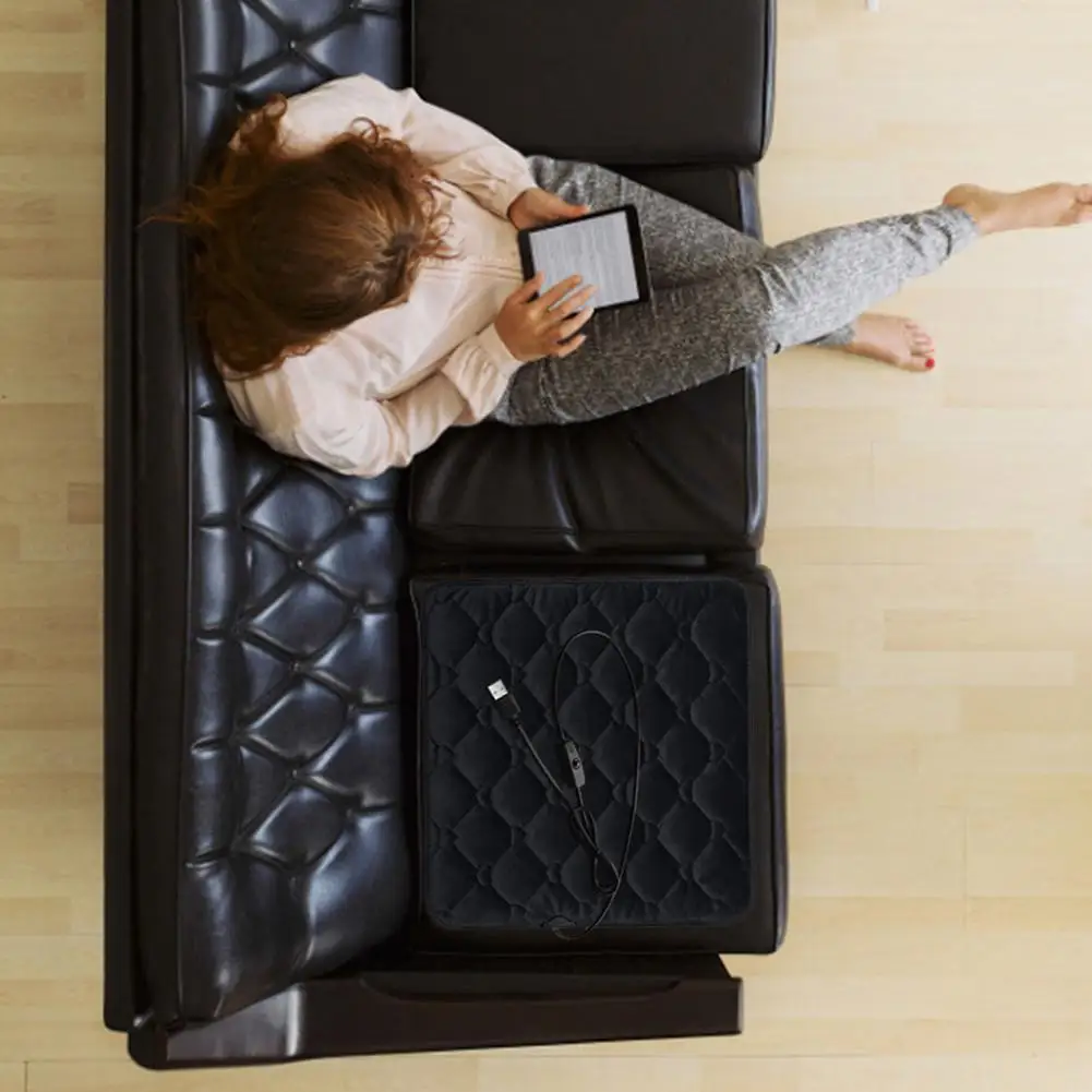 

USB electric heating car office chair heating pad Household Cushion cardriver heated seat cushion 2020 Autumn and winter warm