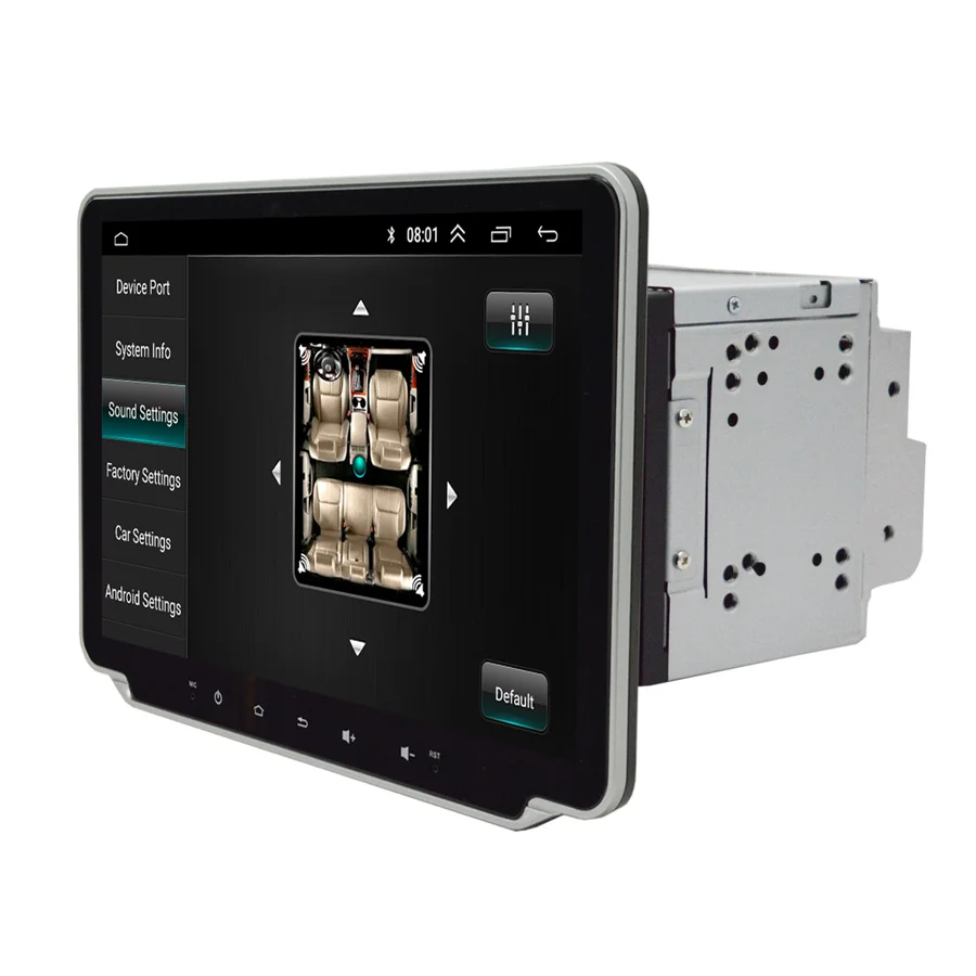 Автомагнитола 2DIN 10 1 дюйма Android 9 GPS-навигация mp5-плеер Wi-Fi