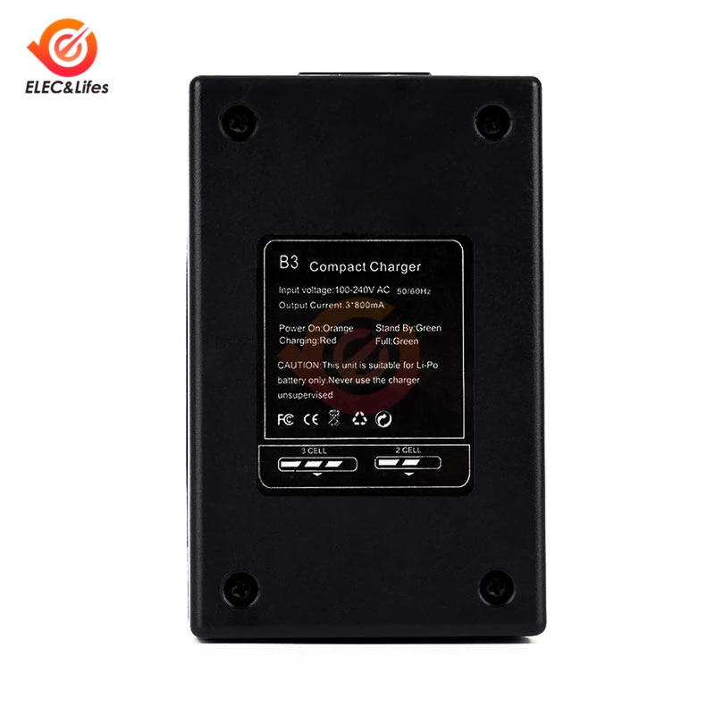100-240V 10W iMaxRC iMax B3 Pro Compact 2S 3S Lipo Balance Battery Charger EU/US Plug for RC Helicopter LED Power Supply | Обустройство