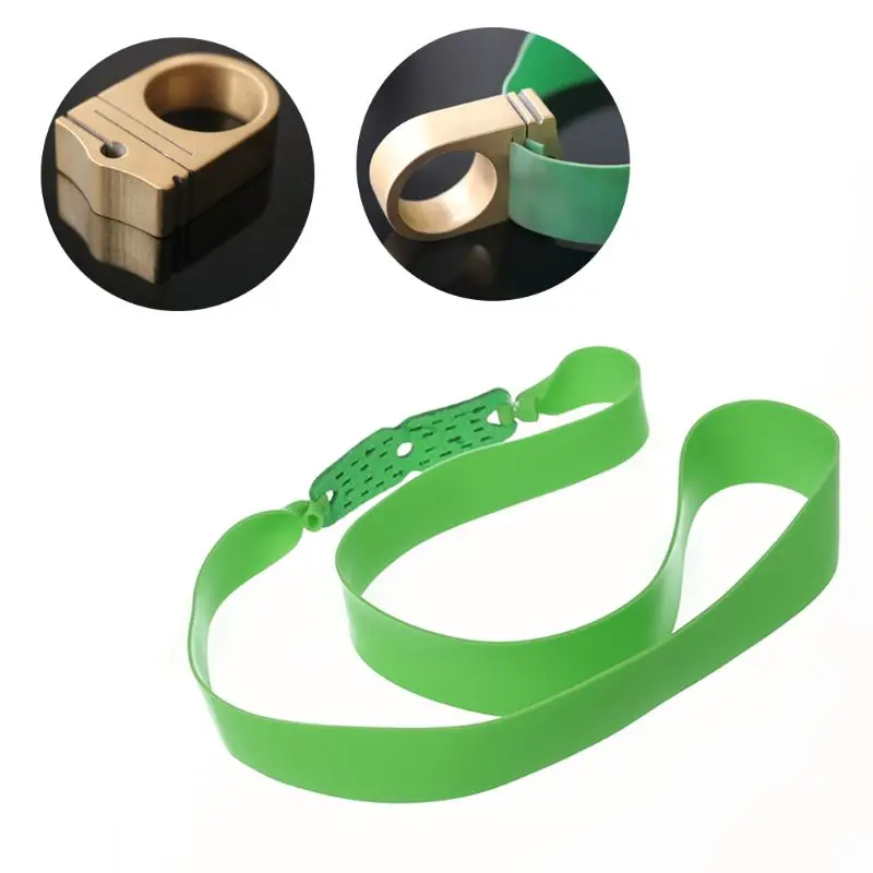 Рогатка Резиновая лента плоская катапульта мощная эластичная с карманом из