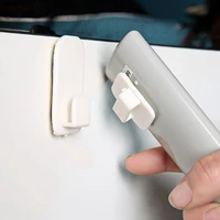 Pairs Sticky Hook Set For Air Conditioner Remote Control Strong Hanger Plastic Key Wall Racks Holder Home Organization