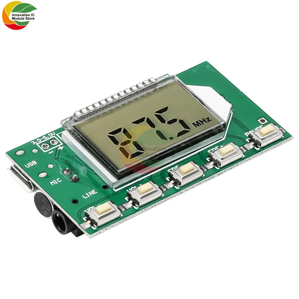 Цифровой стерео FM-радиоприемник устройство связи компьютерный аудиопередатчик