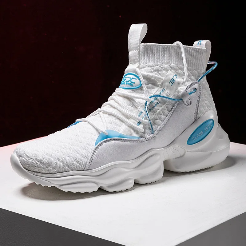 New Style Fashion High Top Running Shoes for Men Breathable Sports Athletic Comfortable Soft Walking Shoes Mens Sneakers