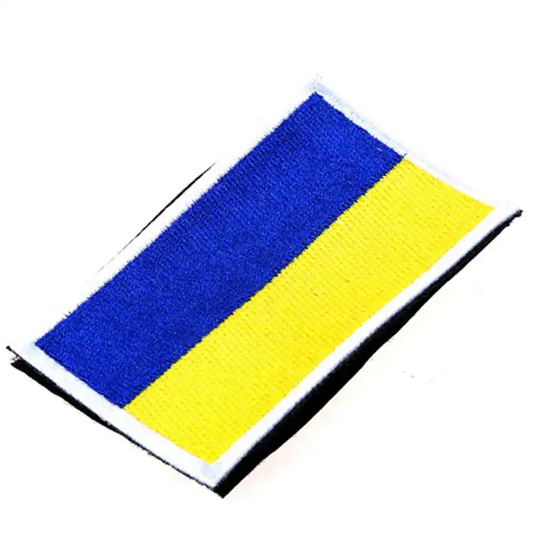 Национальный флаг вышивка 3D значок патч Военная нарукавная нашивка задняя