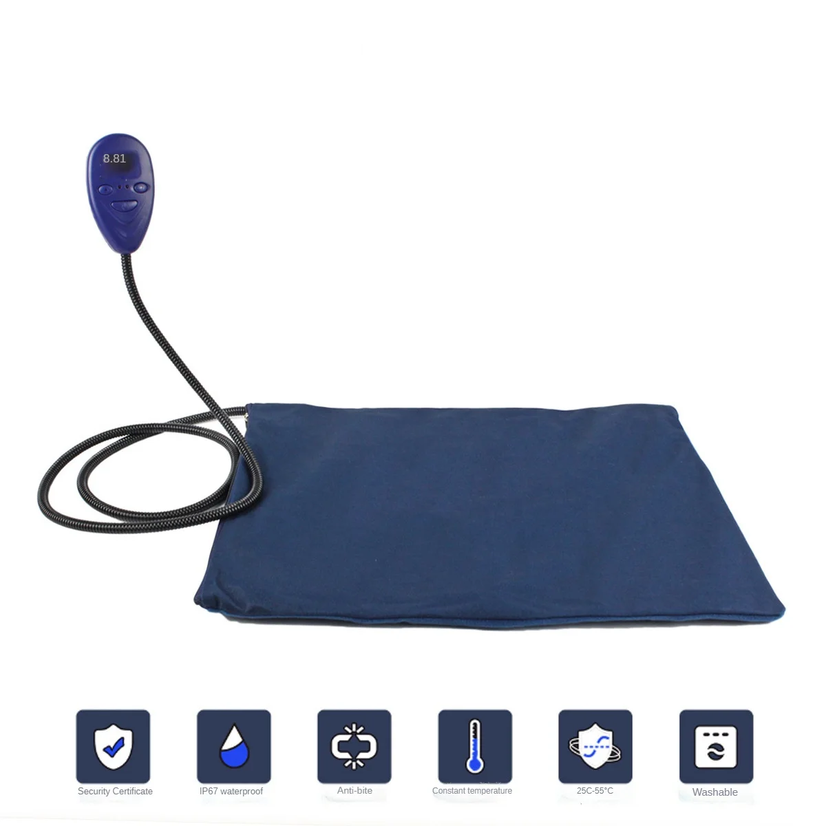 

Electric Pet Waterproof Mattress Heating Pad Heater Carpet Mat Blanket Cat Bed Heated Mats Blankets Beds For Cats Dogs Animals