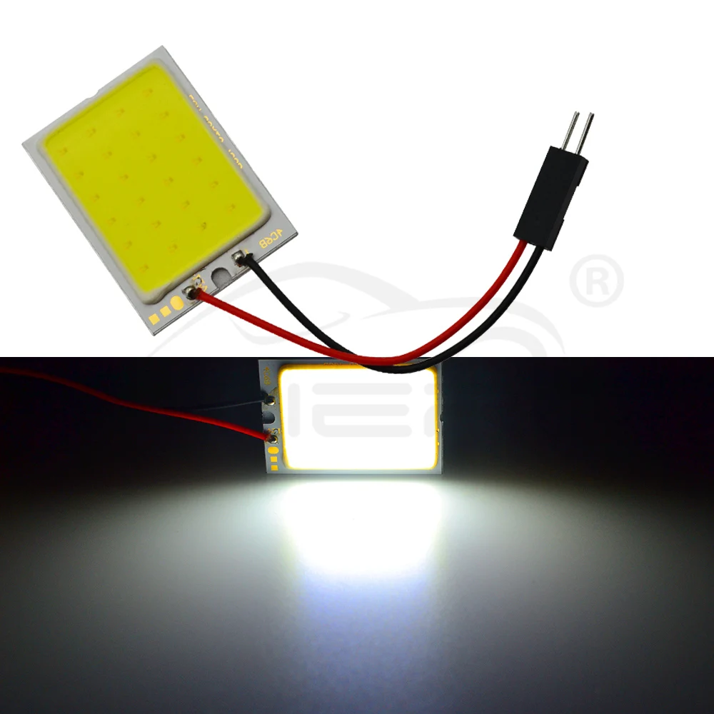 C5W Cob T10 W5W 194 Ba9s 24Led белая лампа для автомобиля Led парковочный Авто интерьерный