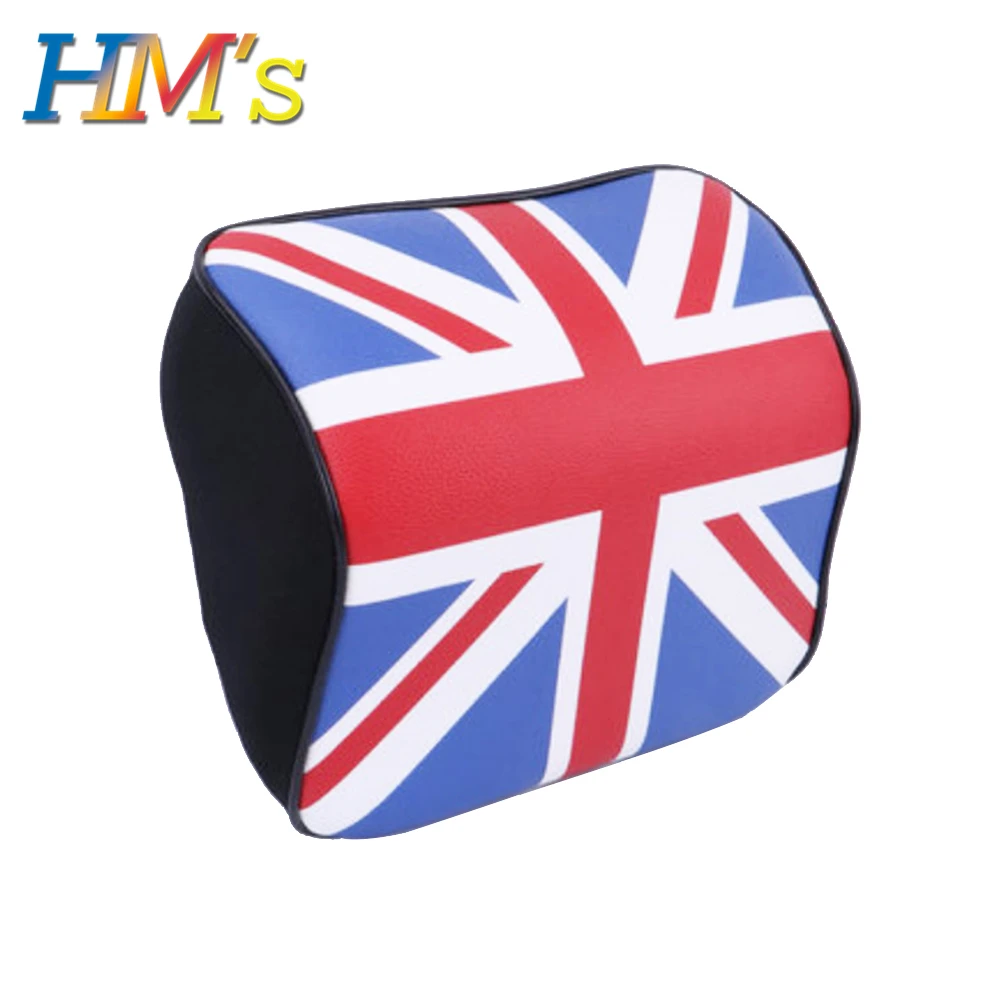 Headrest Red Jack Пены памяти для поясницы и шеи подушки сиденья подушки для Mini Countryman R60 F60 для Mini Cooper R56 F56 F55 F60 F54 R55 автомобильные аксессуары - Название цвета: Headrest Red Jack