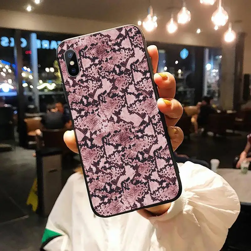 

snake skin retro art pattern Phone Case for iPhone 11 12 mini pro XS MAX 8 7 6 6S Plus X 5S SE 2020 XR luxury coque funda shell