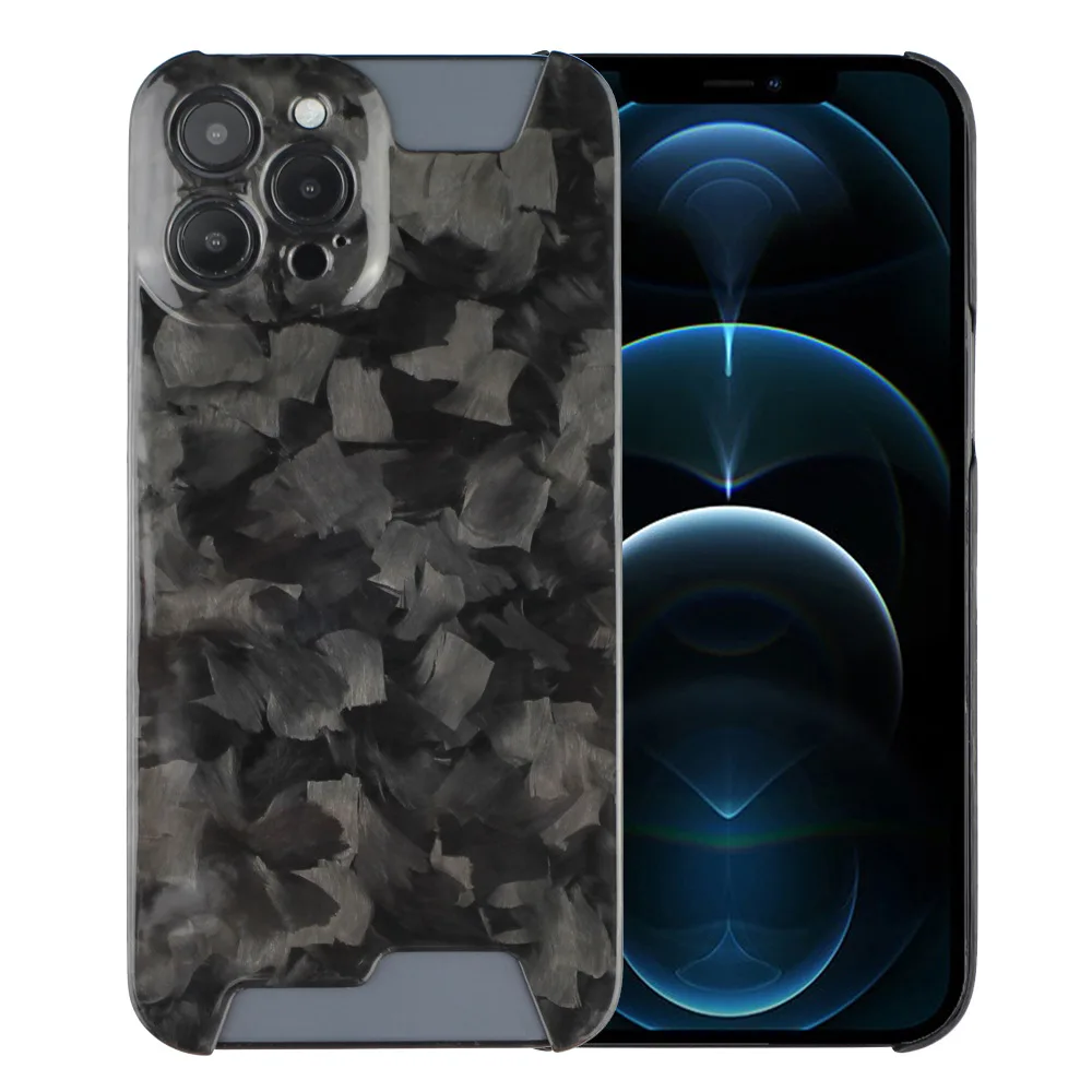 

Luxury Real Carbon Fiber Hard Cover Phone Case for iPhone 12 Pro Max/12/12Pro