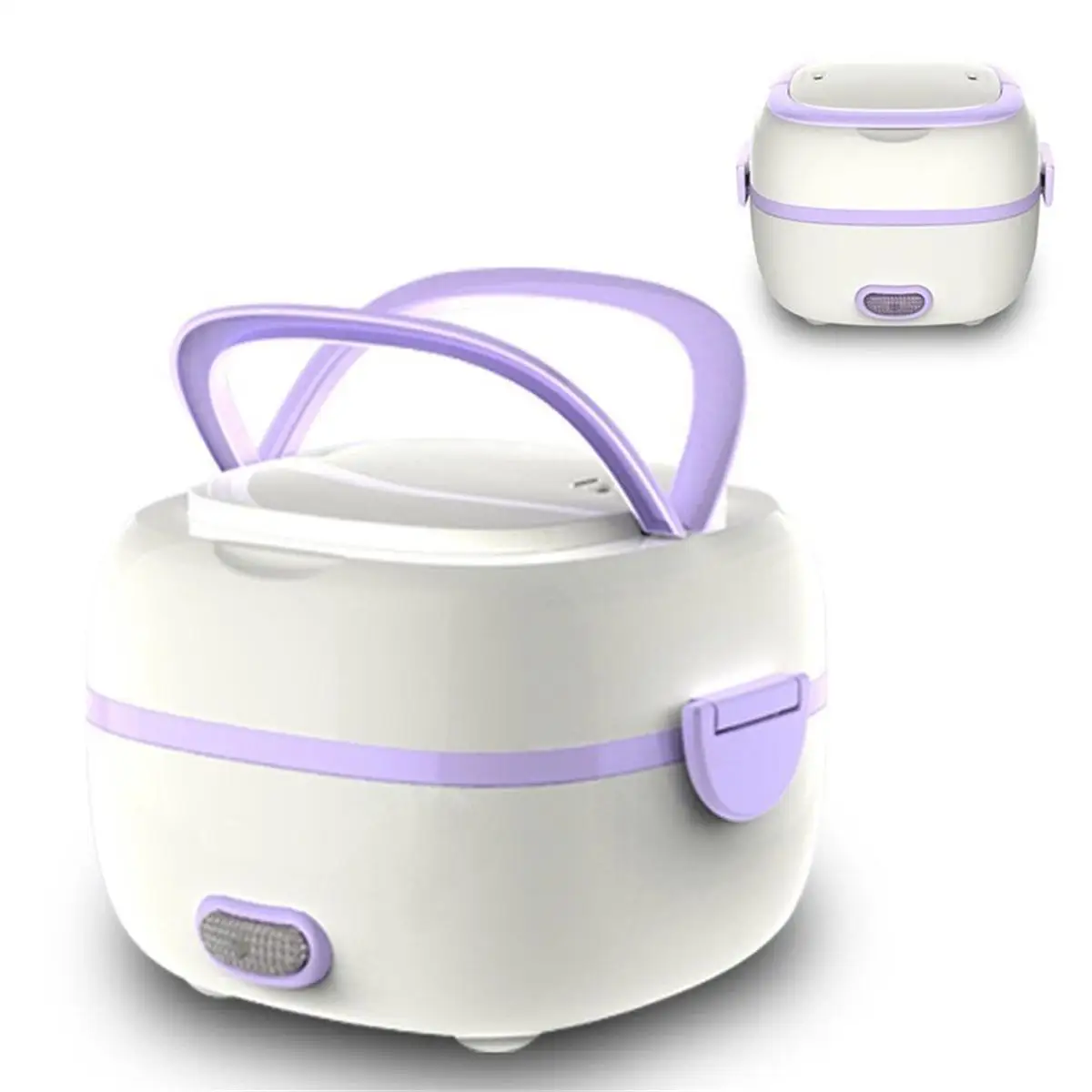 

Portable Rice Cooker Thermal Heating Electric Lunch Box 2 Layers Food Steamer Cooking Container Meal Lunchbox Warmer 110V/220V