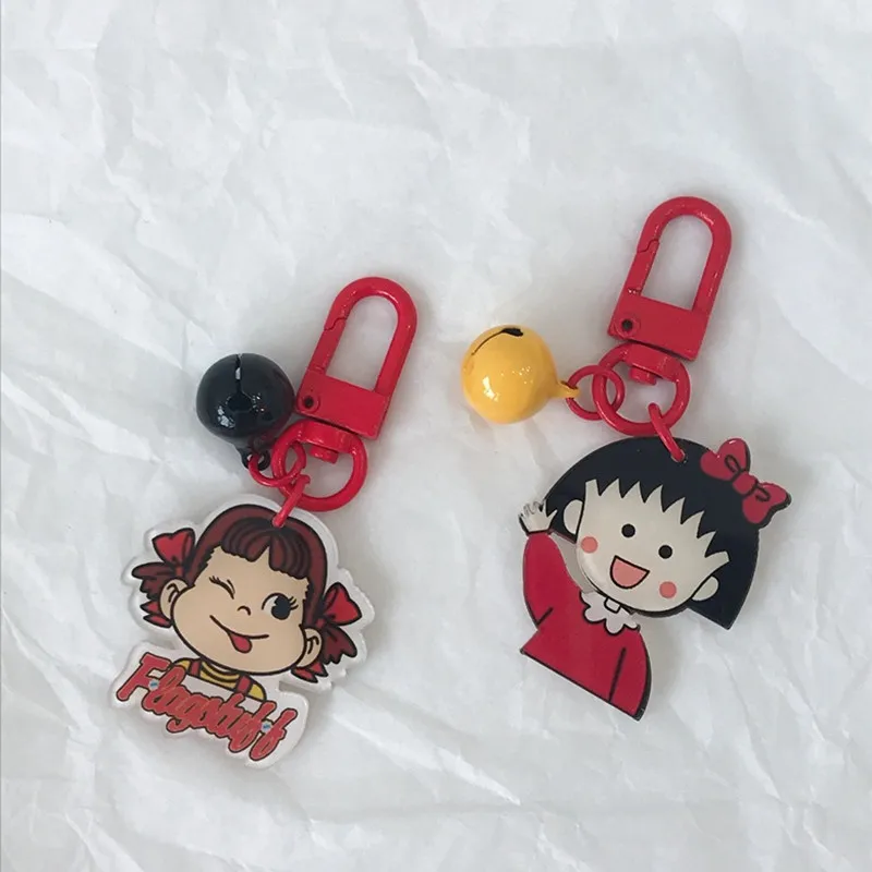 Мультяшный милый брелок для ключей Очаровательная Женская сумка подвеска с