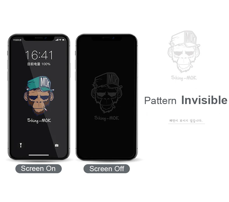Невидимое мультяшное защитное закаленное стекло для iPhone X XS Защитное стекло для экрана для iPhone XS MAX покрытие от края до края
