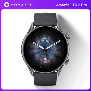 amazfit gtr 3 pro smartwatch ultra hd amoled display 12 day battery lifealexa built inbluetooth phone calls free global shipping