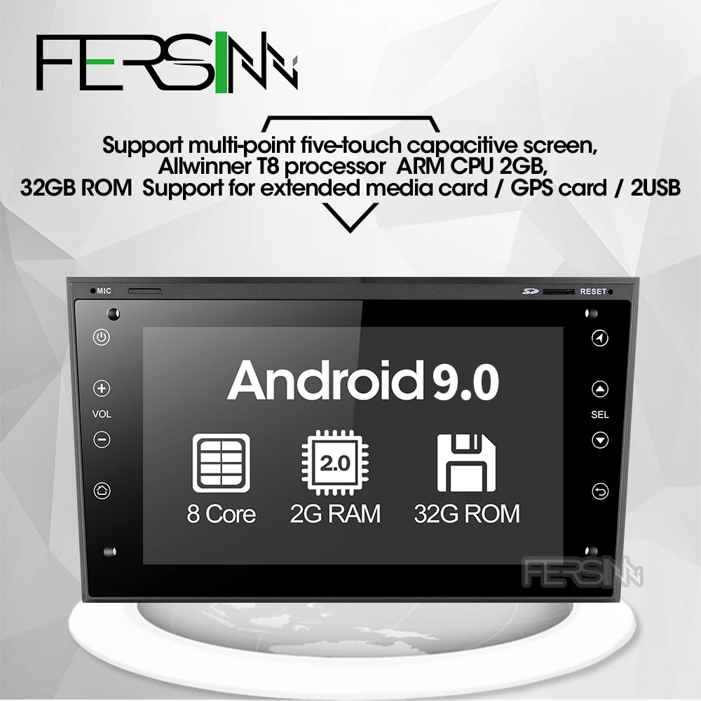 Fersinny 2G + 32G 8 core COB7060 Android 9 0 для OPEL Astra H Meriva Antara Zafira Veda Agila Corsa Vectra Автомобильная dvd