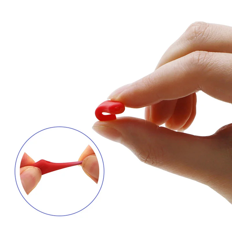 Модные Нескользящие силиконовые ушные крючки для очков детей и взрослых круглые