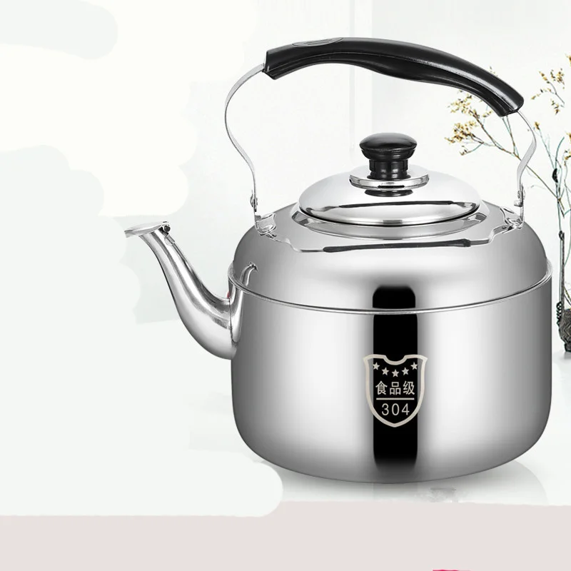 Чайник из нержавеющей стали индукционная плита свисток газовая плоская подошва