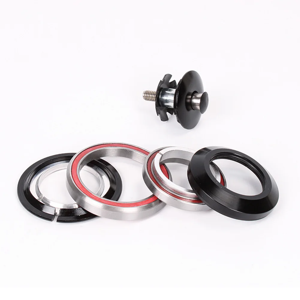 

ZTTO 4252ST MTB Bike Headset 42/52mm 1 1/8"-1 1/2" Tapered Tube Fork Straight Integrated Angular Bearing New Hot