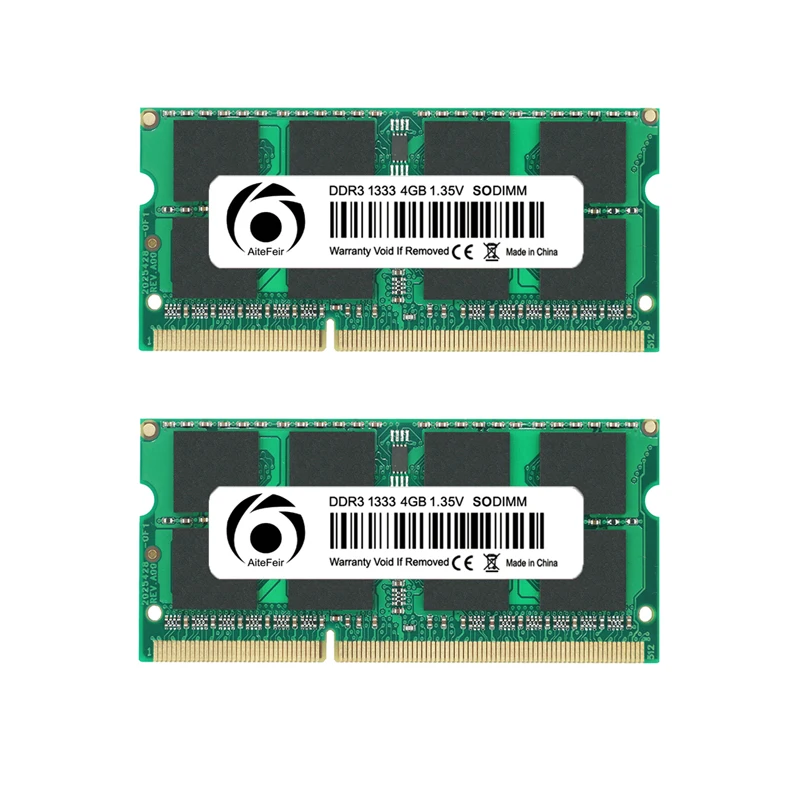 

2X4GB DDR3 1333MHZ RAM for Laptop Notebook PC3L-10600S 1.35V SO-DIMM DDR3L 1333MHZ Memory 4GB 8GB DDR3 RAM 1333MHZ
