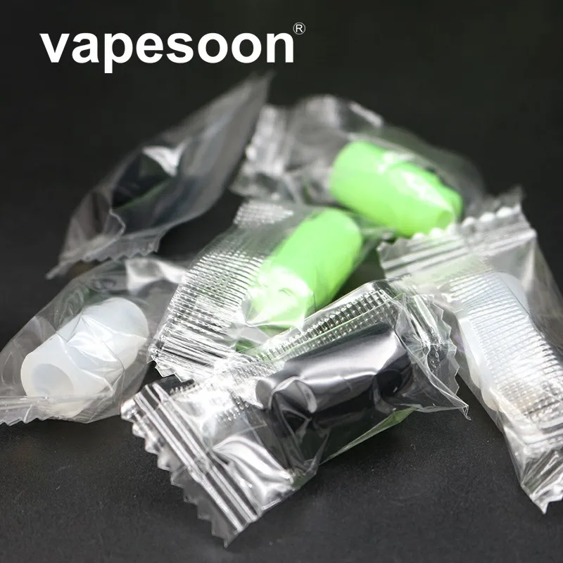 

5pcs Vapesoon Silicone Wide Bore Mouthpiece Vape Drip Tips Fit For 510 Thread RTA RDTA Atomizer as MELO 3 MINI TFV8 Baby Tank