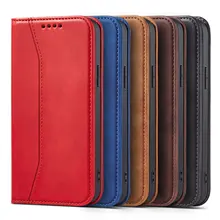 Leather Flip Case for iPhone 13 12 11 SE 2020 8 7 6 6s Mini Pro PLUS X XS Max XR Luxury Wallet Cards