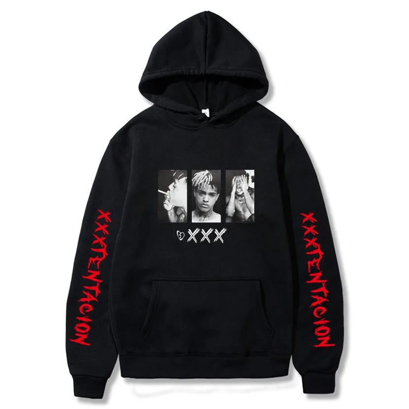 Толстовка XXXTentacion для мужчин и женщин Повседневный пуловер уличная одежда худи в
