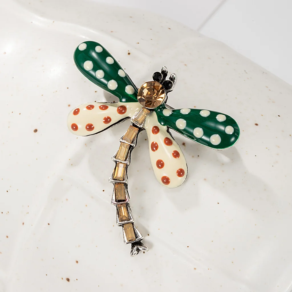 2019 женские хрустальные винтажные Броши стрекозы для женщин Большая Булавка