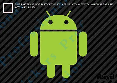 Персонализированные (2x) автомобильные наклейки на Android вырезанный виниловый