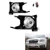 2 pcs Fog light for Subaru Forester 2018 fog lamp assambly car light front bumper driving light car auto styling with wiring kit